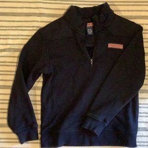 Vineyard Vines Quarter Zip Navy Blue Pullover
